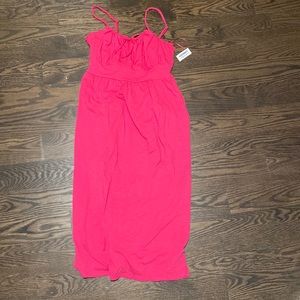NWT Old Navy Pink Midi Dress